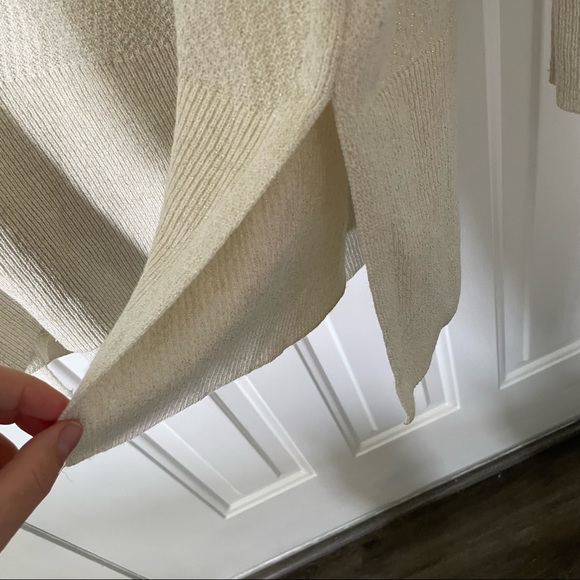 *DONATED* Worthington Women's Sweater | Cream with Shimmer Fabric - Picture 6 of 6